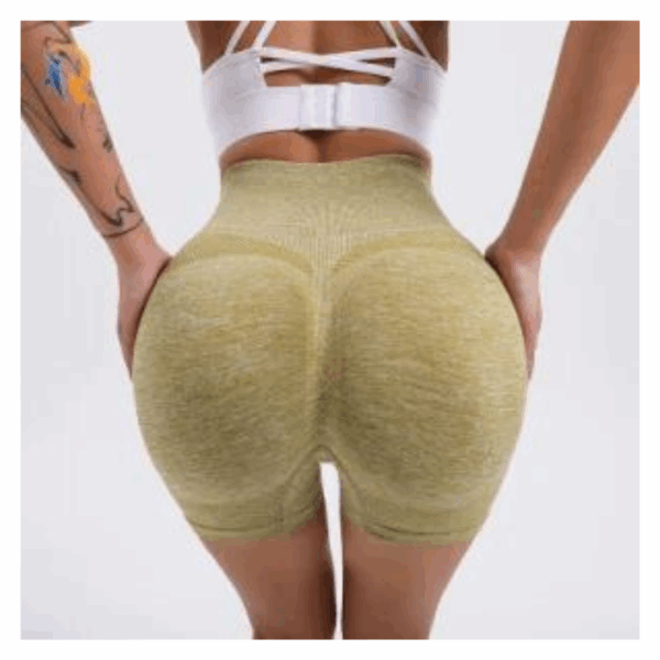 Pantalones Amarillo Corto para Yoga - Imagen 4