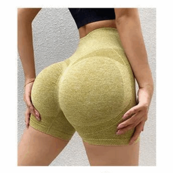 Pantalones Amarillo Corto para Yoga - Imagen 3