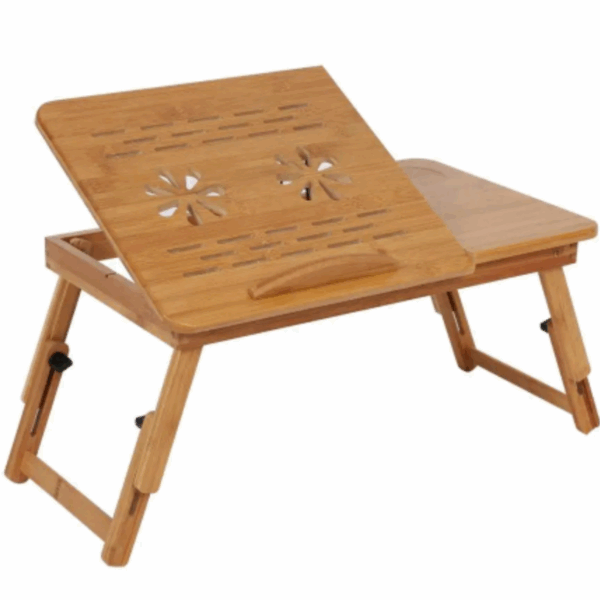 Mesa Portable de Bambú para Laptop