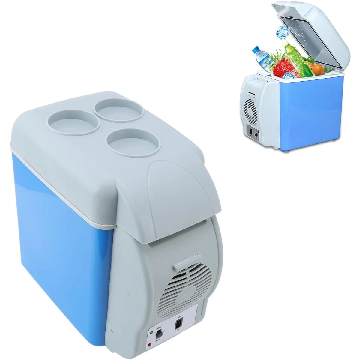 Nevera Portatil Con Portavasos